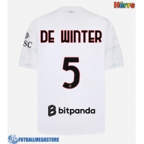 Fotballdrakt Herre AC Milan Koni De Winter #5 Bortedrakt 2026-27 Kortermet